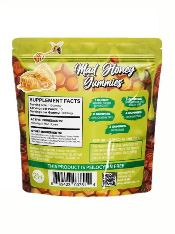 Apple Stoned Mad Honey Gummies